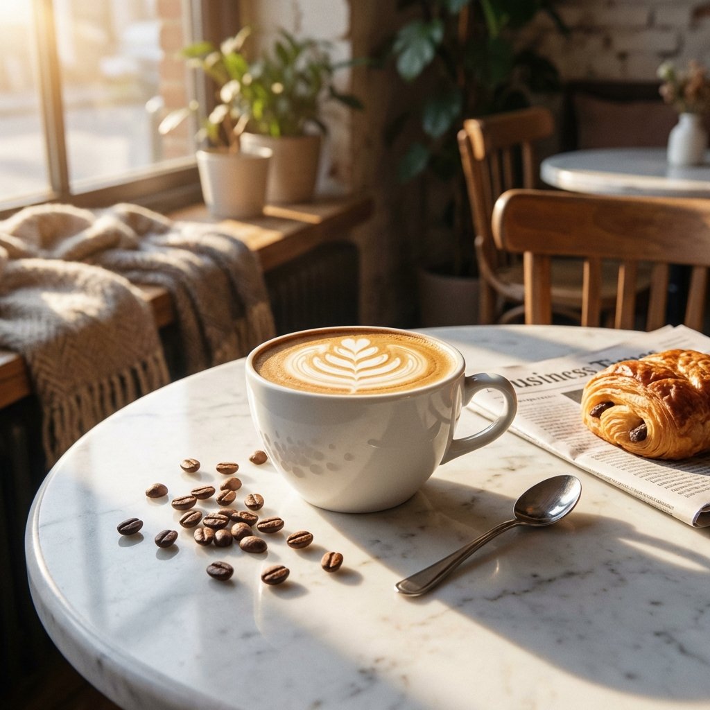 Café latte - menú digital cafetería