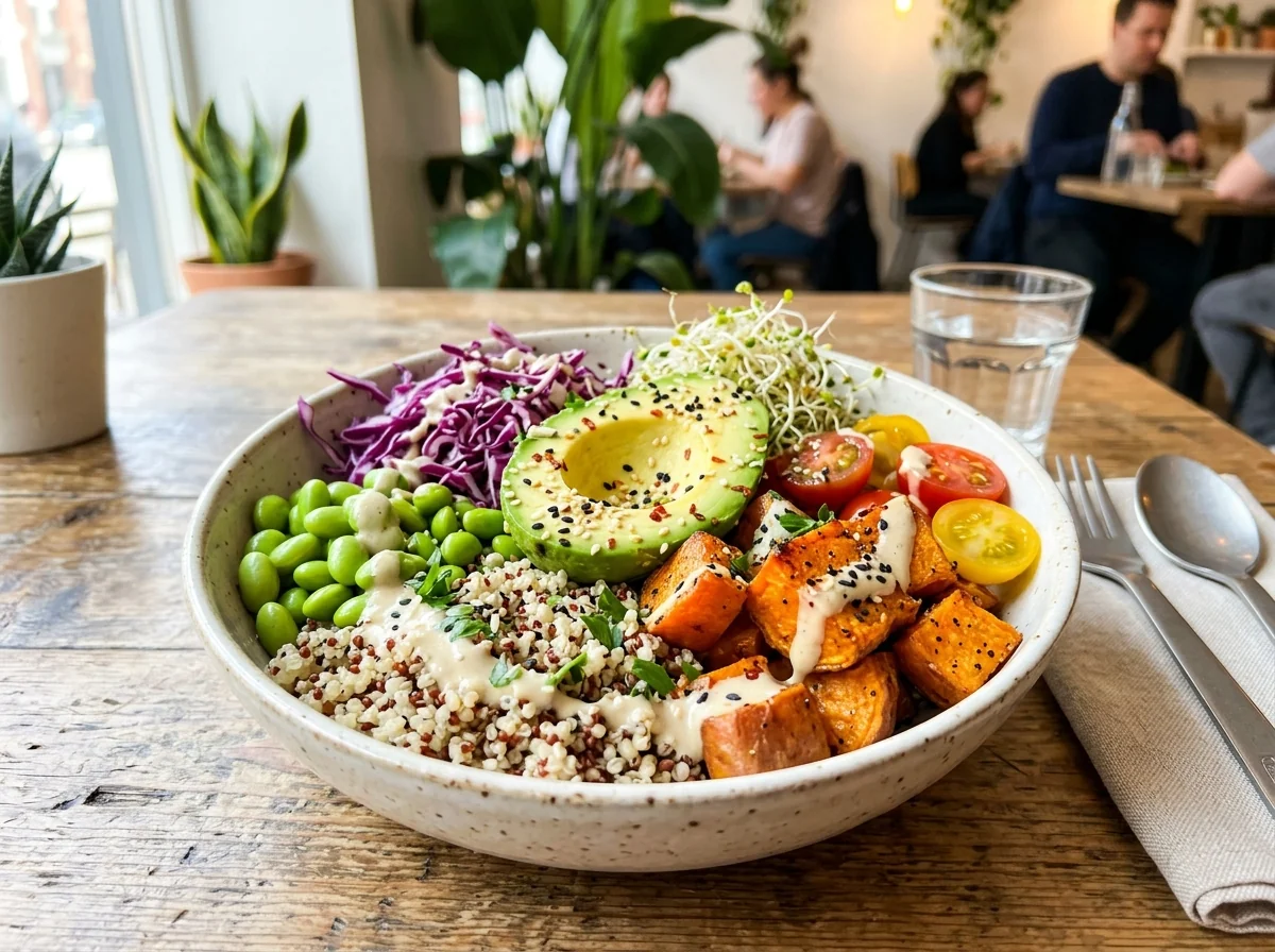 Bowl vegano y libre de alérgenos para restaurantes
